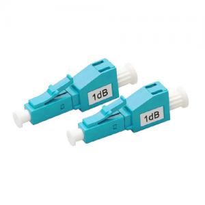 LC OM3 Male-Female Fixed Plug-in Attenuator