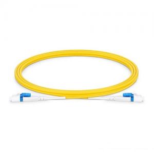 LC UPC to LC UPC Duplex OS2 SM 2.0mm Flat Clip Uniboot FO Patch Cord