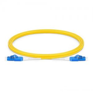 LC UPC to LC UPC Duplex OS2 SM 2.0mm Standard Clip Uniboot FO Patch Cord