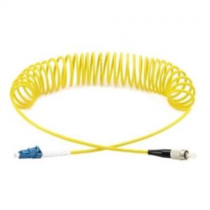 LC to FC OS2 Singlemode Curl Patch Cord 