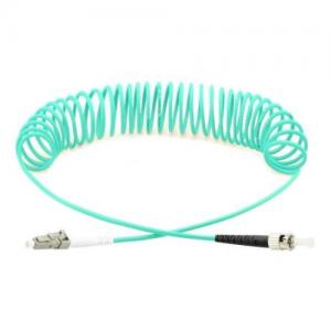 LC to ST OM3/OM4 Multimode Curl Patch Cord 
