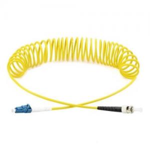 LC to ST OS2 Singlemode Curl Patch Cord 