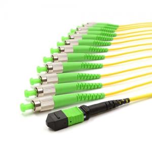 MTP/MPO to FC APC OS2 Singlemode 2.0mm Fanout Cable