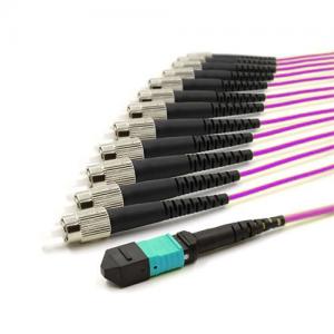 MTP/MPO to FC UPC OM4 Multimode 2.0mm Fanout Cable