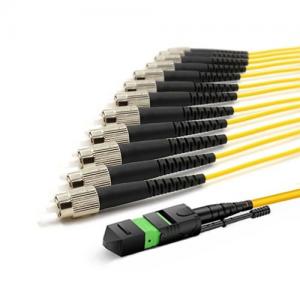 MTP/MPO to FC UPC OS2 Singlemode 2.0mm Push-Pull Fanout Cable