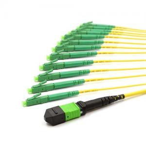 MTP/MPO to LC APC OS2 Singlemode 2.0mm Fanout Cable