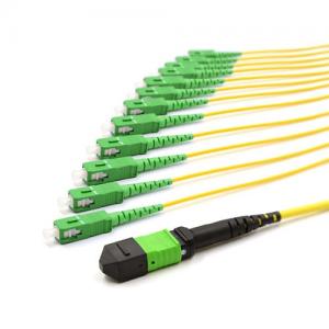 MTP/MPO to SC APC OS2 Singlemode 2.0mm Fanout Cable