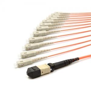 MTP/MPO to SC UPC OM1/OM2 Multimode 2.0mm Fanout Cable