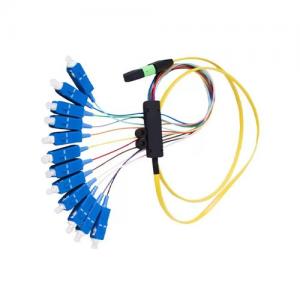 MTP/MPO to SC UPC OS2 SM 0.9mm Ribbon Fanout Cable 