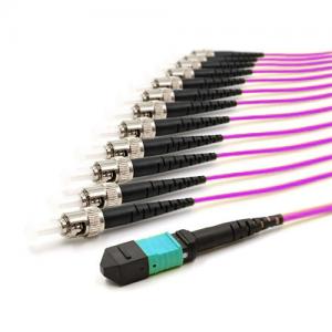 MTP/MPO to ST UPC OM4 Multimode 2.0mm Fanout Cable
