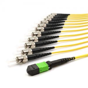 MTP/MPO to ST UPC OS2 Singlemode 2.0mm Fanout Cable