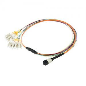 MTP/MPO with Mini Boot to LC UPC OM1/OM2 MM 0.9mm Fanout Cable
