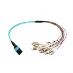 MTP/MPO with Mini Boot to LC UPC OM3 MM 0.9mm Fanout Cable
