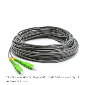 Duplex SC APC OM1/OM2 Multimode Armored 3.0mm FO Pigtail