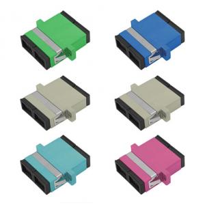 SC Duplex One-piece Adapter with Flange