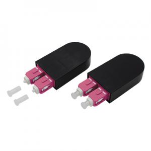 SC OM4 Multimode Loopback Module