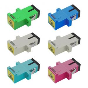 SC Simplex Front Shutter Avoid Laser Adapter with Flange 