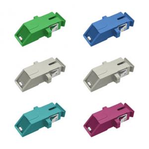 SC Simplex Inner Shutter Avoid Laser Adapter with Flange