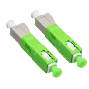 SC UPC Male to LC UPC Female Multimode Hybrid Adapter