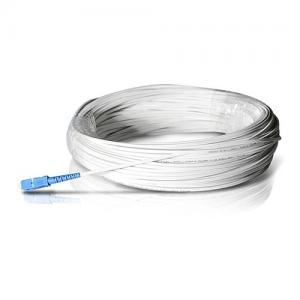 SC to SC Simplex SM Drop Cable Patch Cable White Jacket