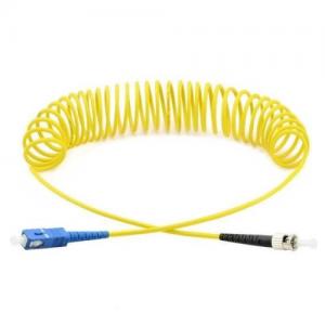 SC to ST OS2 Singlemode Curl Patch Cord 